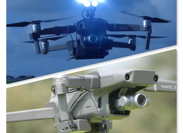 Drone-Sky-Hook Bundle Release & Drop PLUS with Searchlight for DJI Mavic 2 - DroneDynamics.ca