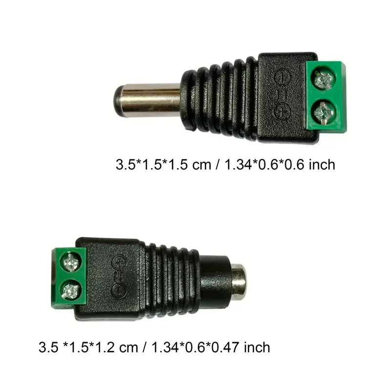 2.1x5.5MM DC Power Jack Plug Adapter Barrel Connector - DroneDynamics.ca