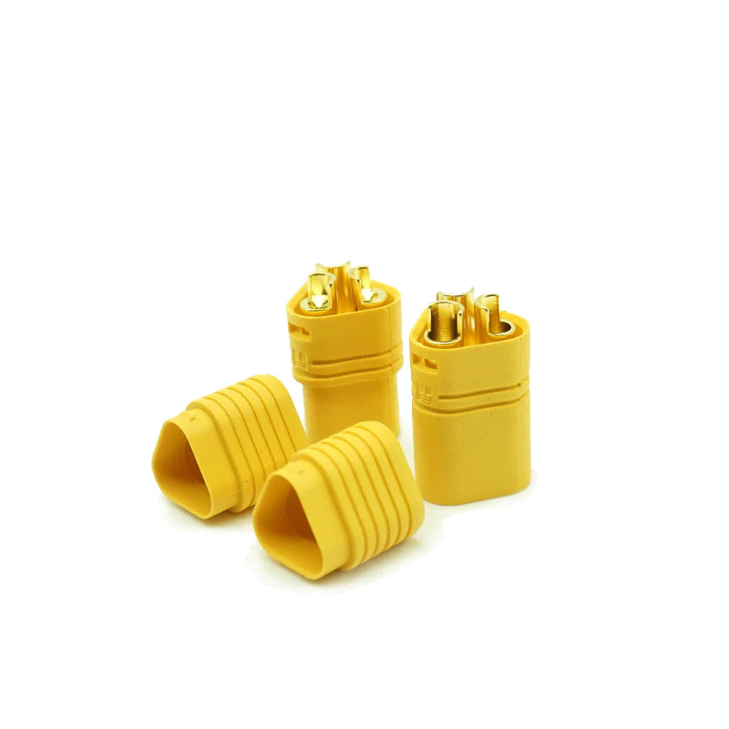 Amass MT60 3.5mm Yellow Plug (2x Pairs) - DroneDynamics.ca