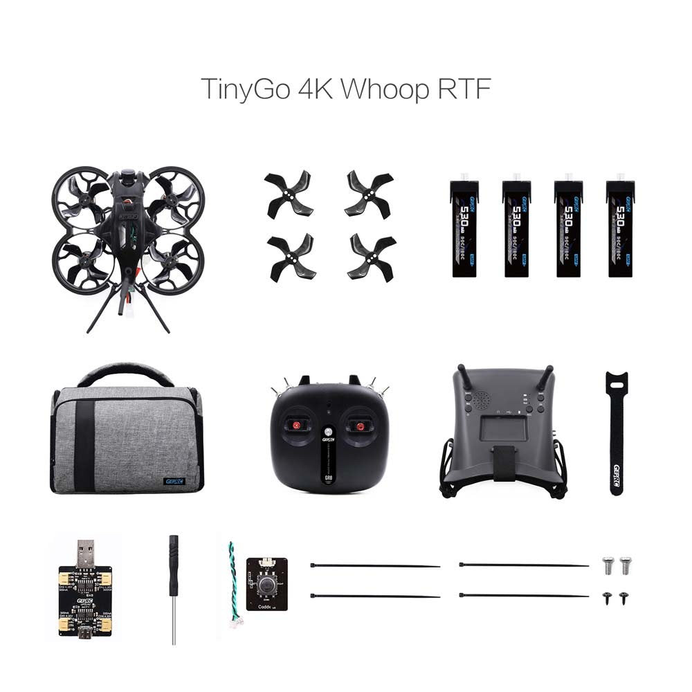 Tinygo 4K FPV WHOOP RTF - DroneDynamics.ca