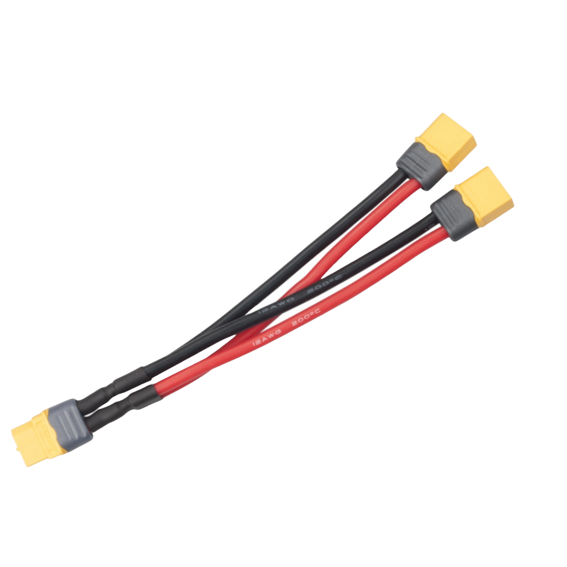 XT60 Parallel Battery Connector Cable Dual Extension Y Splitter Male t ...