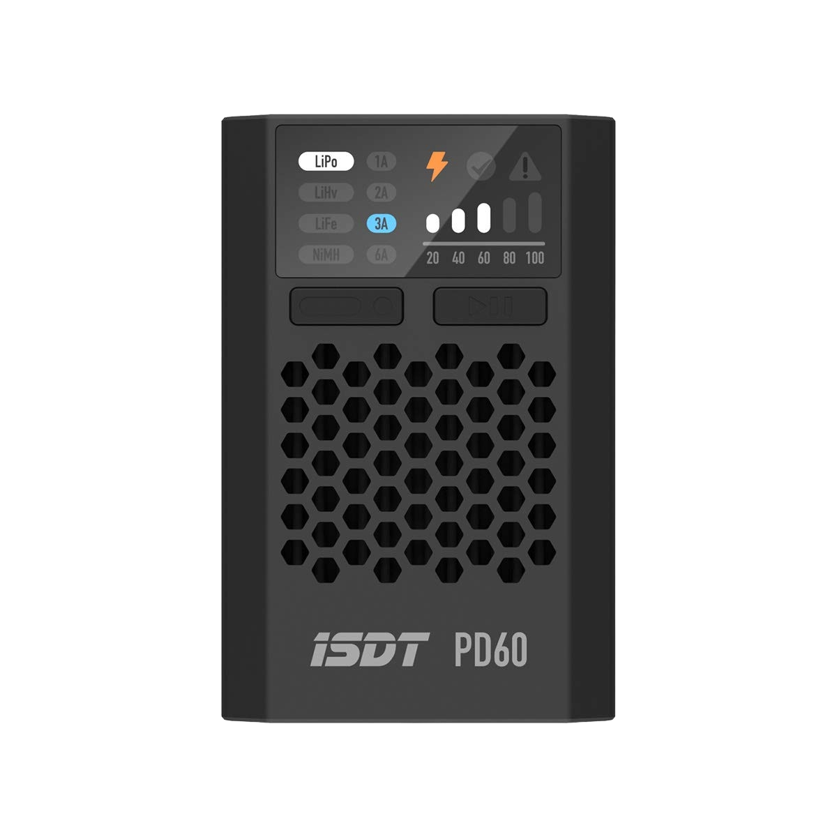 ISDT PD60S 60W 6A DC Battery Balance Charger Type-C Input (1-4s) - DroneDynamics.ca