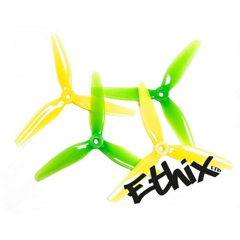 Ethix S4 Lemon Lime (2CW+2CCW) - Poly Carbonate - DroneDynamics.ca