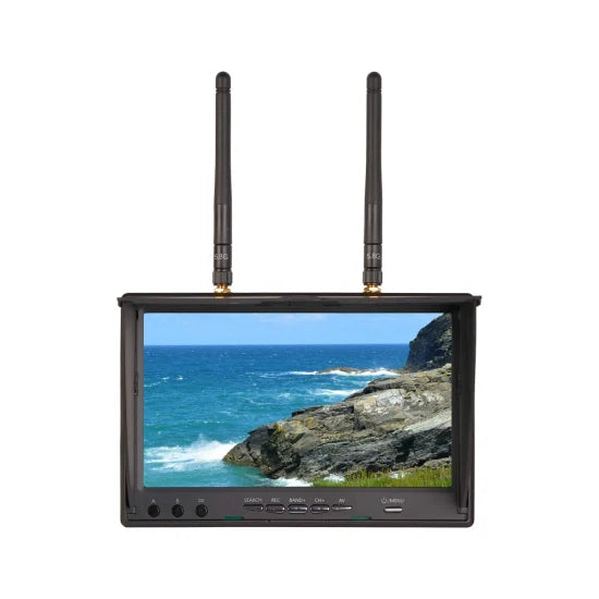 7" LCD5802D Monitor DVR 5.8G 40CH Built in Receiver - DroneDynamics.ca