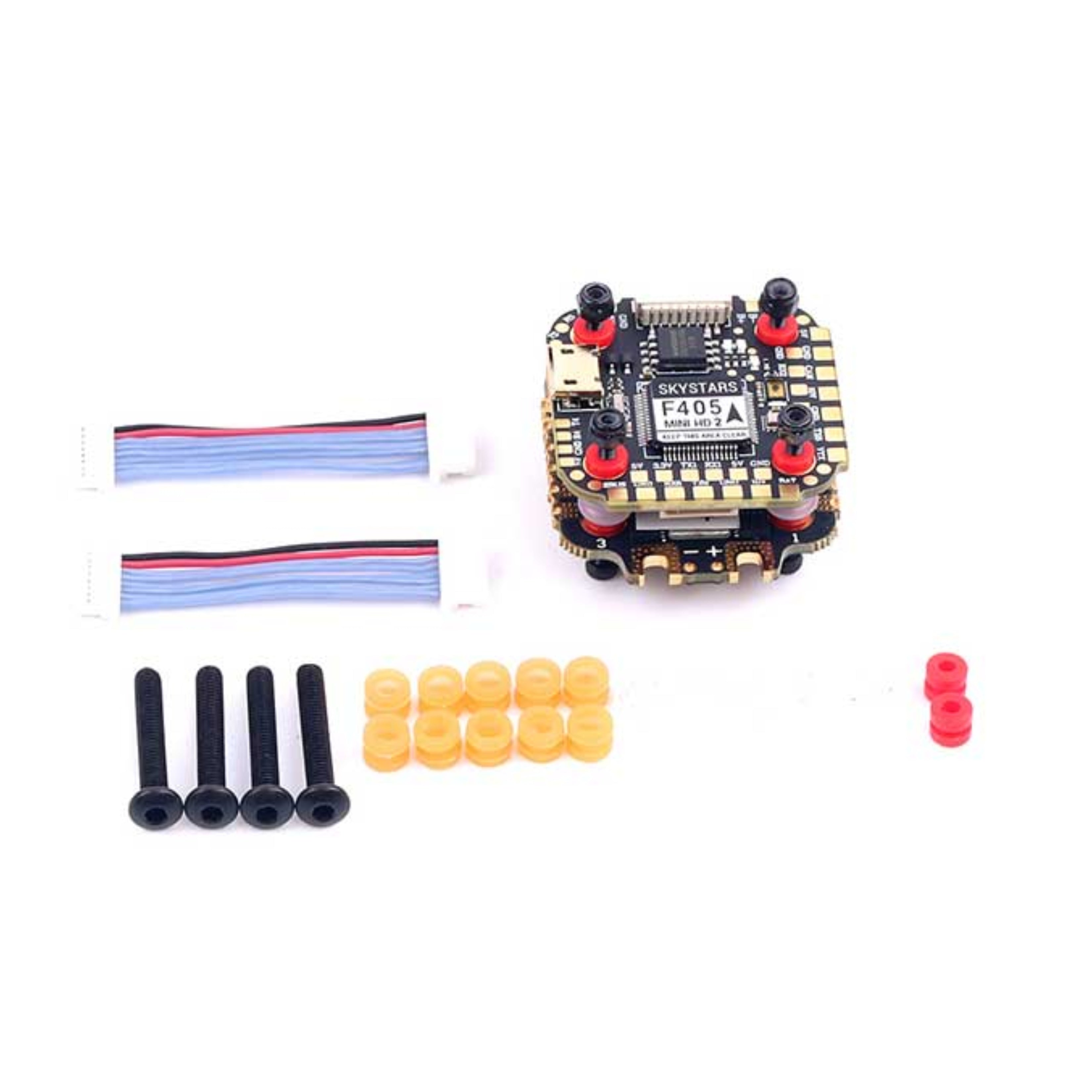 Skystars F4 HD2 KM35 8bit Mini Flight Stack – DroneDynamics.ca