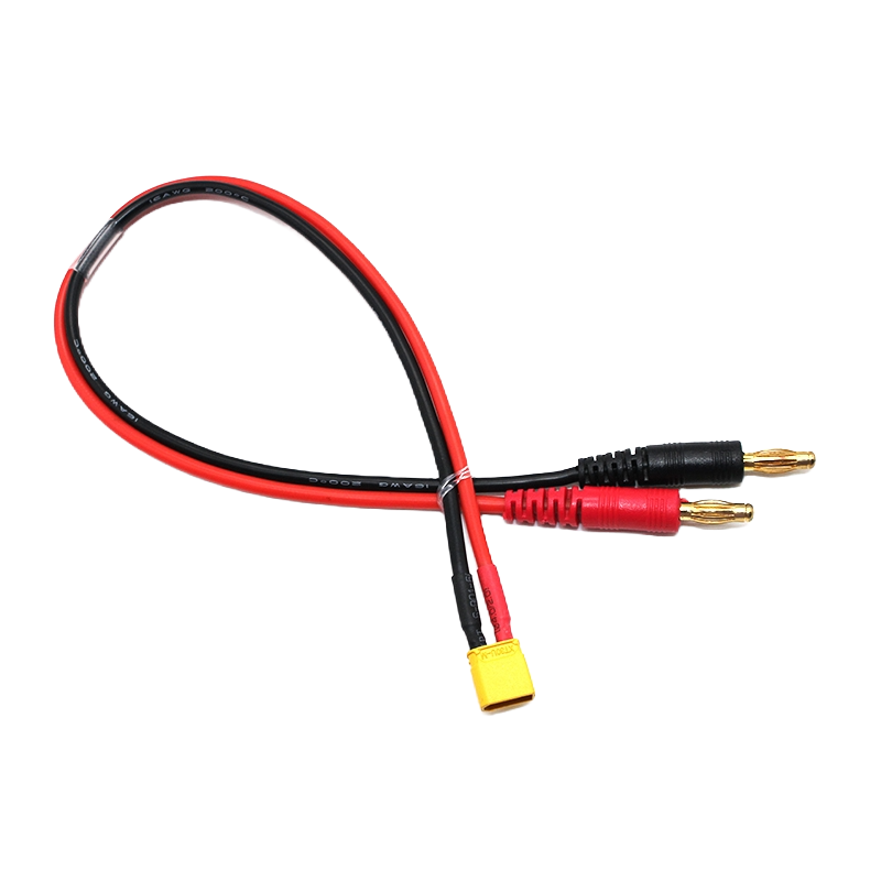 XT30 Male Banana Plug Charging Cable - DroneDynamics.ca