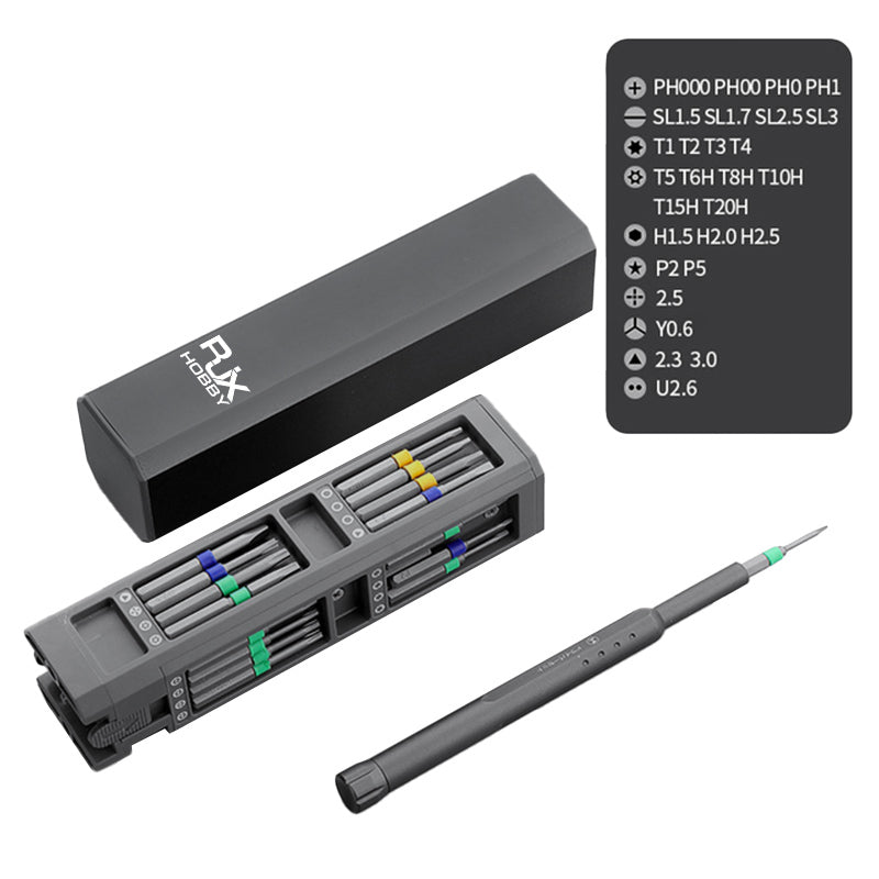 RJX Multifunction screwdriver set S2  (32-in-1 Kit) - DroneDynamics.ca