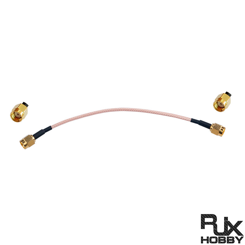 RJX 15cm RP-SMA Male to RP-SMA Male Coaxial Cable - DroneDynamics.ca