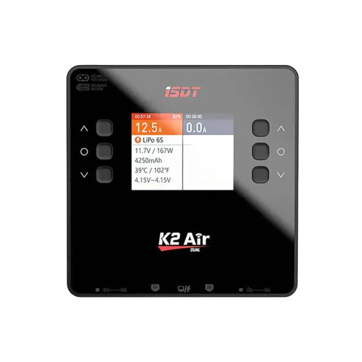 iSDT K2 Air Bluetooth 20A Dual Smart Charger/Discharger - AC 200W / DC 500W x2 - DroneDynamics.ca