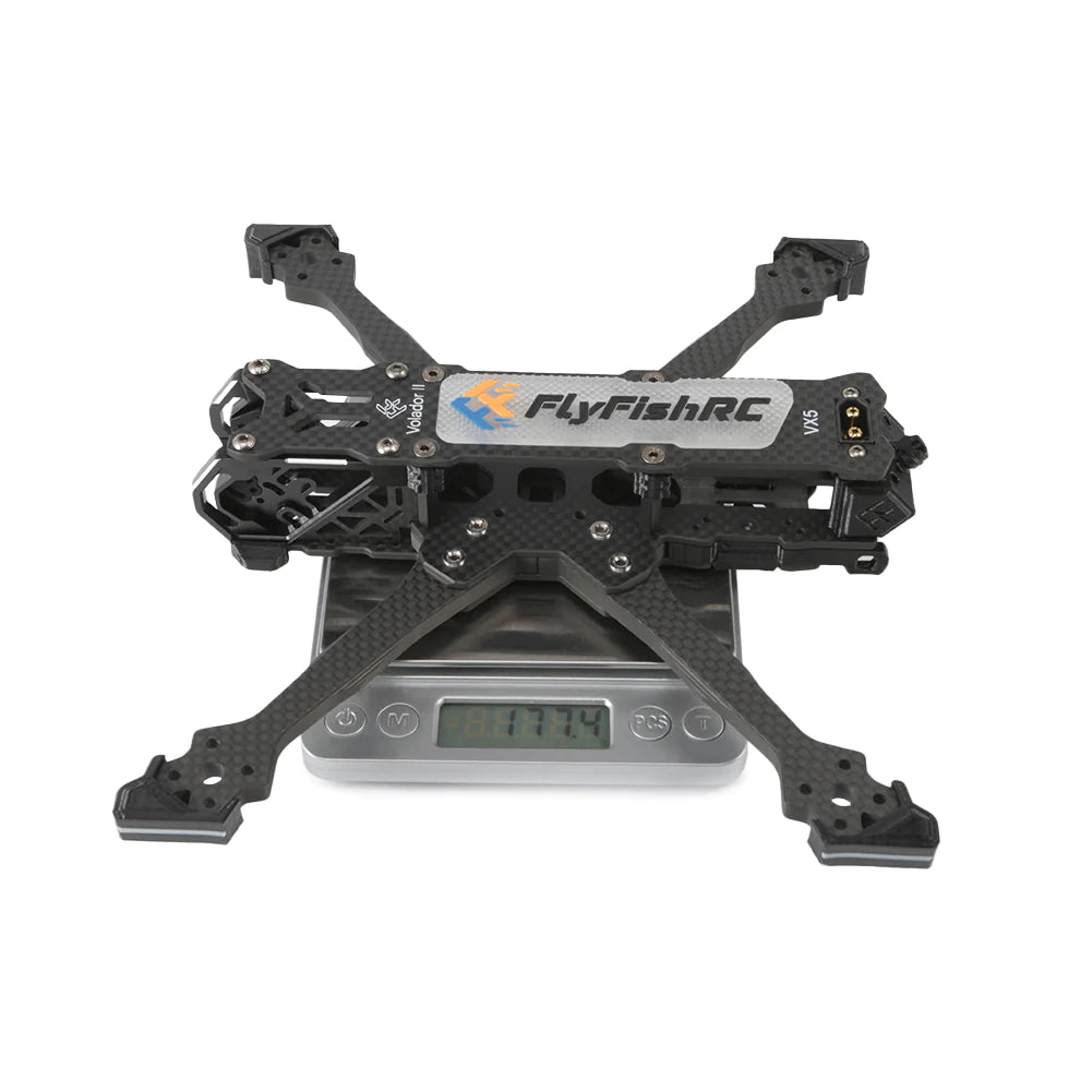 FlyFish RC Voladro Ⅱ VX5 FPV Freestyle T700 Frame Kit (Tropical Mix) - DroneDynamics.ca