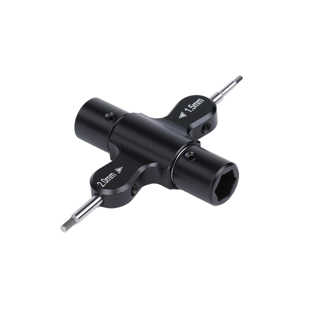 RJX 1Pcs M3 M5 Metal Quad Wrench (Prop Tool) - DroneDynamics.ca