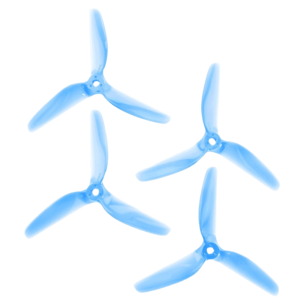 Lumenier 5X5X3 – Butter Cutter Propeller (Set of 4 - Blue) - DroneDynamics.ca