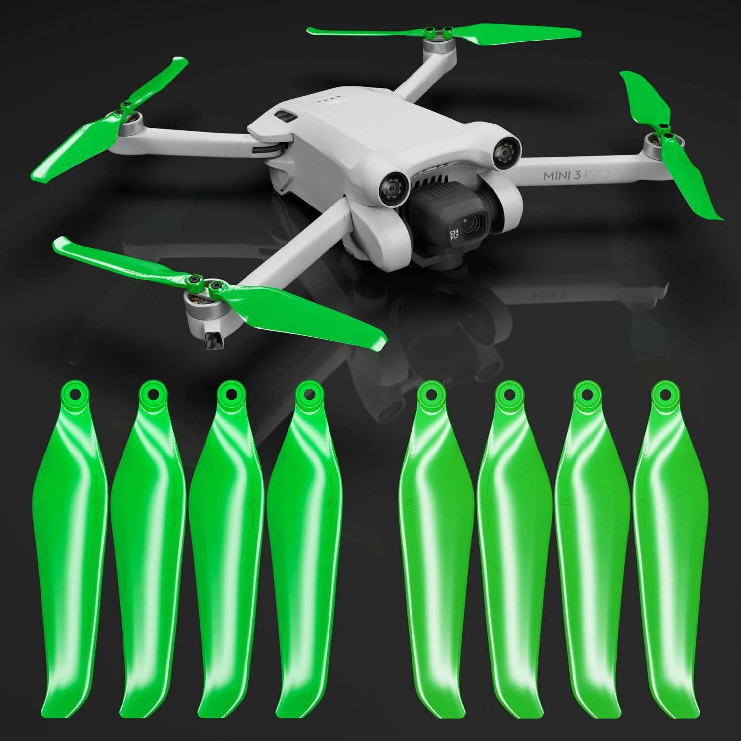 DJI MINI 3 PRO STEALTH UPGRADE PROPELLERS - X4 (MASTER AIRSCREW) - DroneDynamics.ca