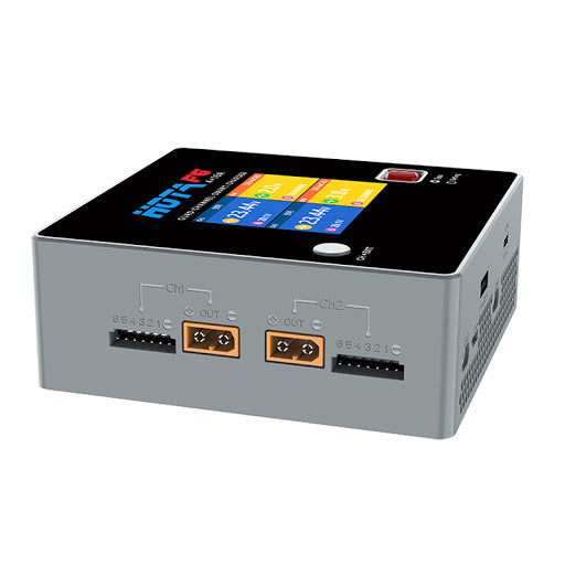 HOTA F6 4x250W 15A 4 Channel Smart Balance Charger with Type-C - DroneDynamics.ca