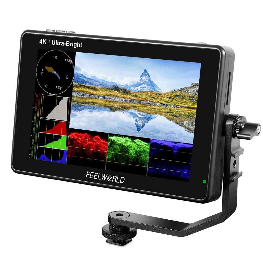 FEELWORLD LUT7 7 INCH ULTRA BRIGHT 2200NIT TOUCH SCREEN CAMERA DSLR FIELD MONITOR WITH 3D LUT - DroneDynamics.ca