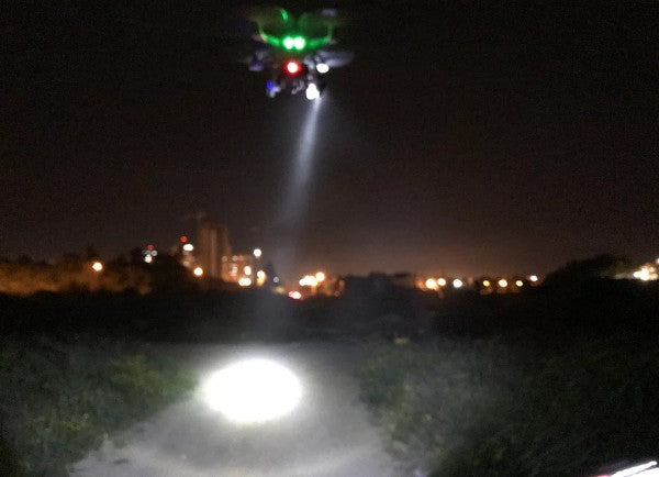 High Intensity LED Searchlight for DJI Phantom 4 - DroneDynamics.ca