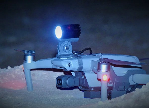 Drone-Sky-Hook Bundle Release & Drop PLUS with Searchlight for DJI Mavic AIR 2 - DroneDynamics.ca