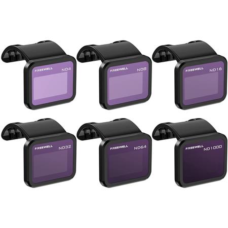 Freewell All Day 4K Series ND Filter Kit for Evo Nano/Evo Nano+ Drone, 6-Pack - DroneDynamics.ca